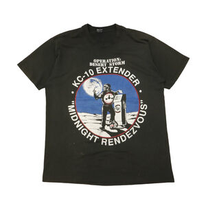 Vintage Operation Desert Storm KC-10 Extender T-Shirt Size XL